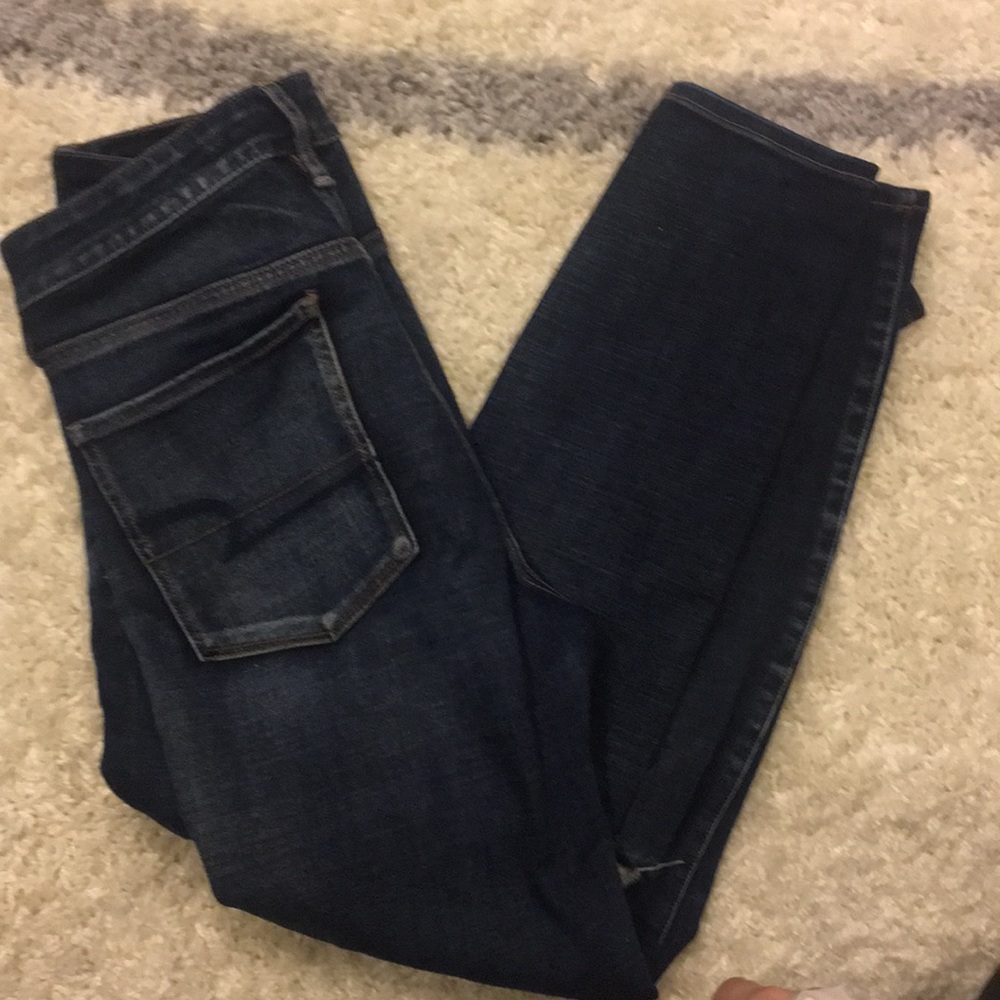 High waisted dark wash skinny Jennings
